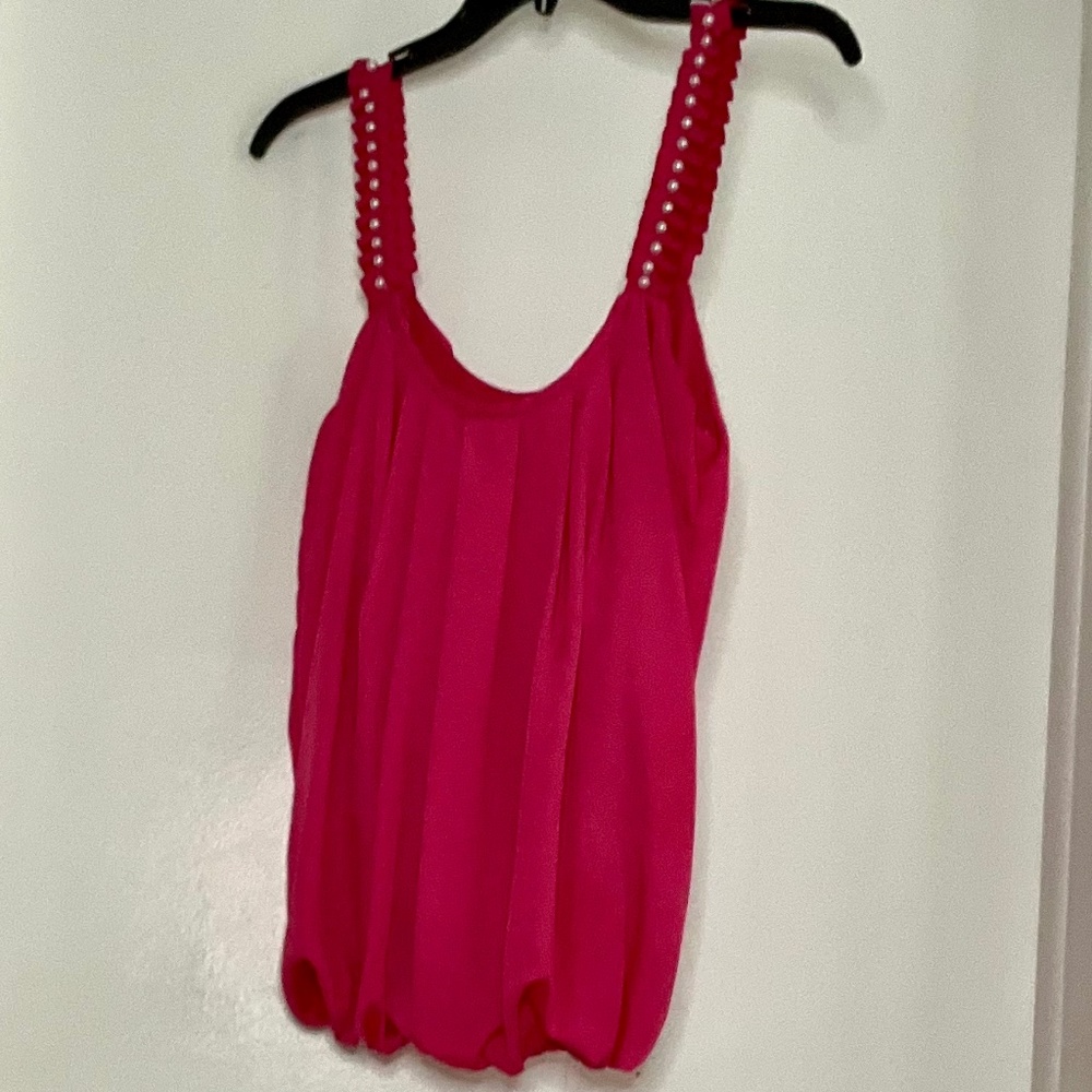 Pink pearled Top